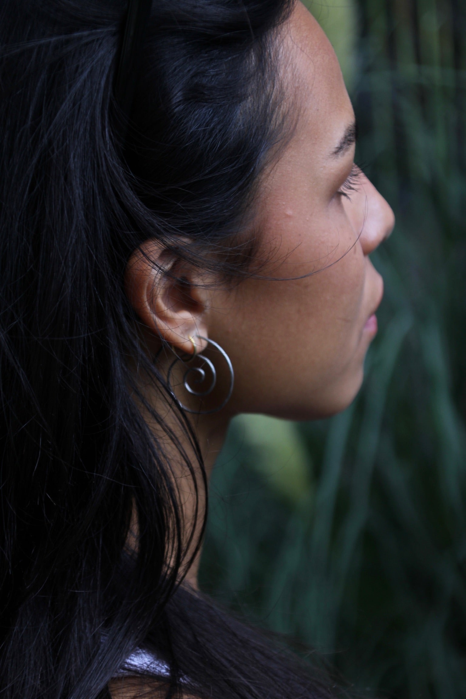 Spiral Earrings Silver