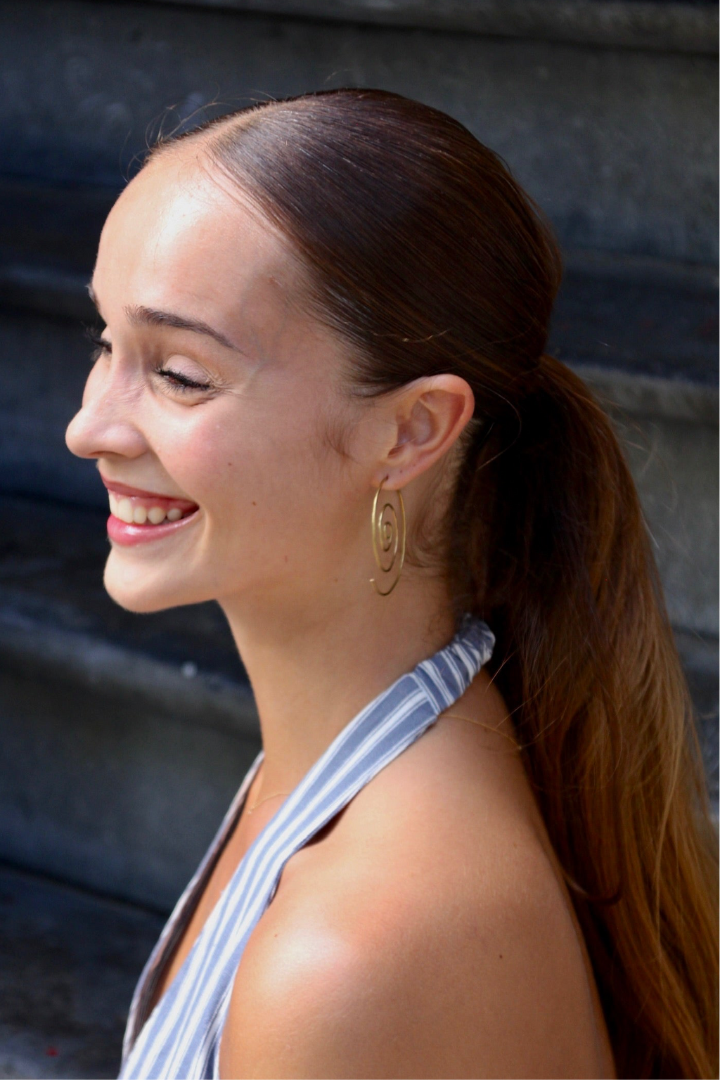 Spiral Earrings Gold
