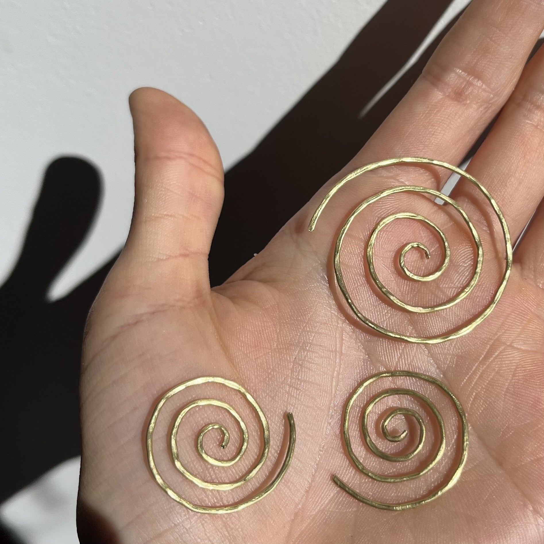Spiral Earrings Gold